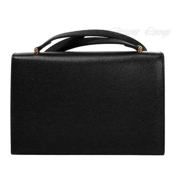 NEW GUCCI Zumi Interlocking G Horsebit Black Grain Leather Small Crossbody Bag - Picture 6 of 15